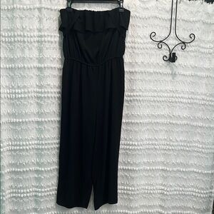 No Boundaries Black Ruffled jumper